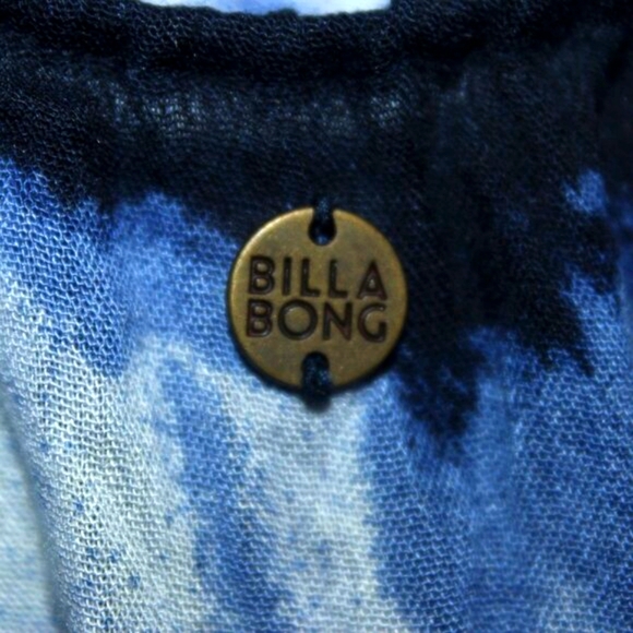 Billabong Tie Dye Stripe Mini Dress Large - Picture 4 of 7